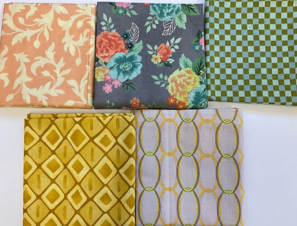 FAT QUARTER BUNDLE OF 5-100% COTTON – FQ640