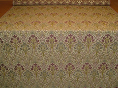 Art Nouveau Jacquard Fabric 1.9 Metres Tiffany Mulberry Curtain Upholstery