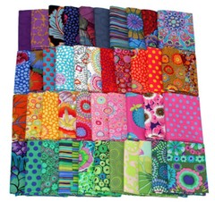10 Fat Quarters Kaffe Fassett Floral Flowers Geometric Assorted Cotton M222.09