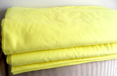 Cotton Flannel Fabric Lemon Yellow Solid 5.0 YDS 42″ W NEW Jo-Anns