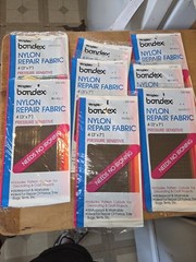 8 Packs Bondex Nylon Repair Fabric 3″X7″ 4 Per Package Multicolor Or For Crafts