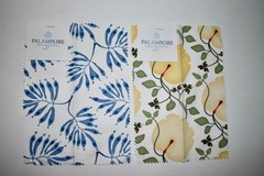 Lot 17 Pieces Palampore Fabric Samples Small Scale 100% Cotton 7″ x 9″ Botanical