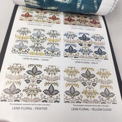 Fabricut Fabric Sample Swatch Book Vignettes Volume XVI Mineral Linen Blend