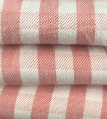 IKEA 5 Yards 60” Berta Ruta Pink Mauve White Check Home Decor Decorator Fabric