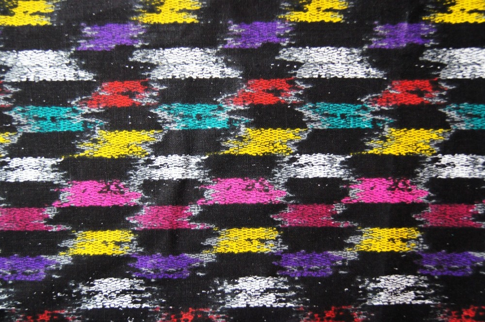 3/4 Yard Striped Paint Strokes on Back Woven Cotton Fabric 32″ X 59″
