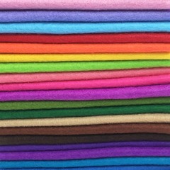 28pcs Thick 1.4mm Soft Felt Fabric Sheet Assorted Color Felt Pack DIY Craft Sewi