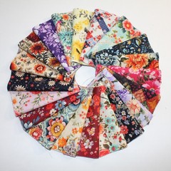 100 PC 5 INCH (5″ X 5″) Vintage Floral CHARM QUILT SQUARES-100% Cotton Fabric