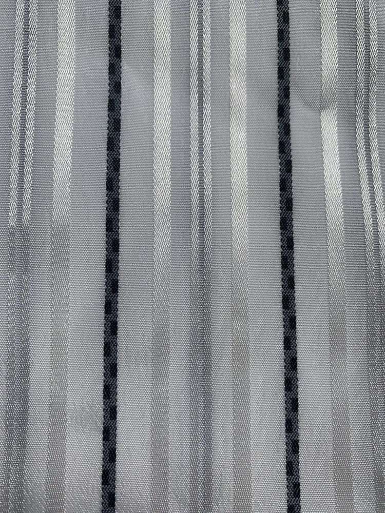 2.5 Yards Vintage Stripes Cotton ? Fabric 45” X 72” Striped White White Shiny