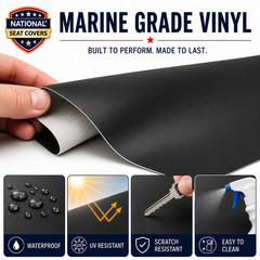 Marine Grade Upholstery Vinyl 54″ x 10 Yards Heavy Duty UV Resistant Many Colors