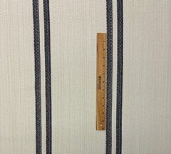 BALLARD DESIGN ROPER BLUE GRAIN SACK NUBBY WOVEN EXCLUSIVE FABRIC 2.5 YARDS 54″W