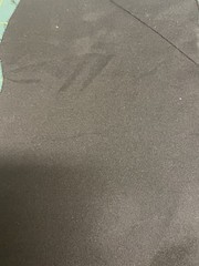 100% Heavyweight Black Matte Silk Habotai Luxury Fabric By The Yard 45″Wide