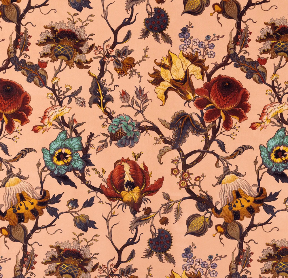 HOUSE OF HACKNEY CURTIAN FABRIC DESIGN Artemis Velvet 2 METRES BLUSH VELVET