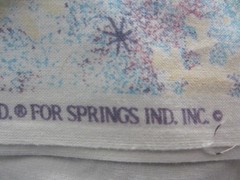 Susie Rose Pastel Pinks And Blues Snowflake Fabric Piece Winter