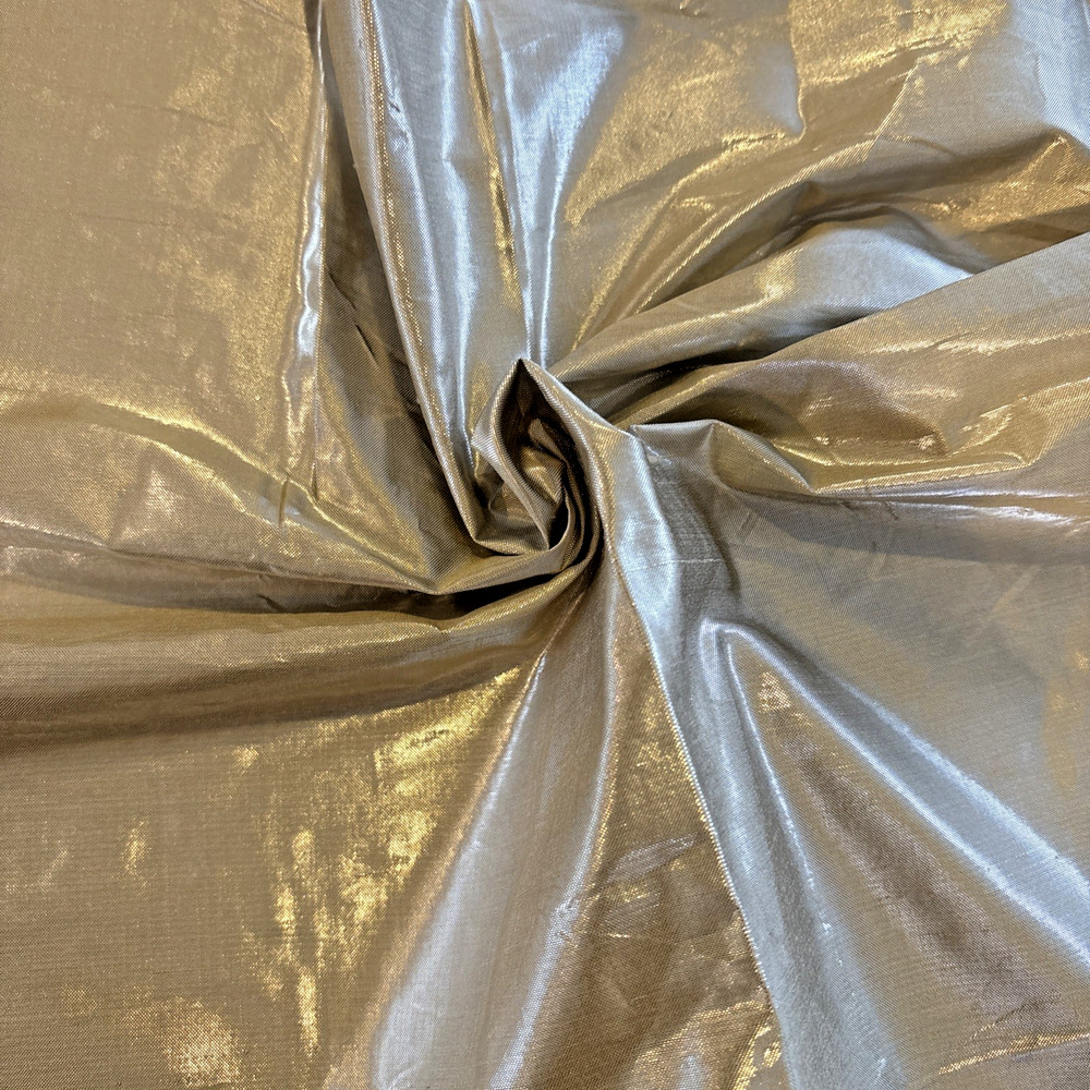 Silver Lame NEW Fabric Remnant – 54” Wide 1/2 Yard ~ No stains holes or flaws