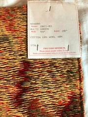 FONTHILL Novaro in Multi, Green 19 1/4 x 20″ Thick Woven Fabric Sample