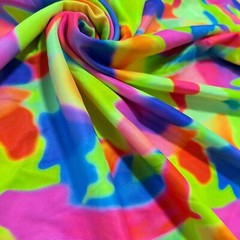 Swimwear Fabric Abstract Multicolor Print Nylon Spandex 4 Way Stretch by yard