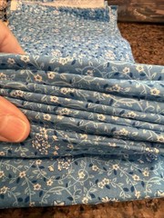6 YARDS Quilting Fabric Bundle lot Cotton 2 lbs 7 oz cut in strips small prints