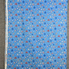 Patriotic Stars Blue Cotton Americana Sewing Quilting 44″ Wide – 5 Yards