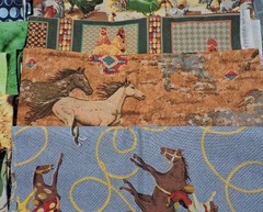 14 – 100% Cotton 1/2 Yard Pieces -Total 7 Yards Various Colors and Prints (C)