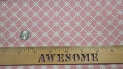 Vintage Primitive Pink Rose Stripe Ticking Lattice Quilt Doll Calico Fabric Lot