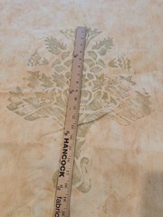 Texoprint Netherlands Original Design 37186 Stencil plaster wall Fabric 5 yards