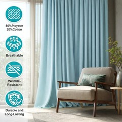 Cotton Polyester Broadcloth Fabric 57″ Wide by The Yard Soft, Lightweight & B…