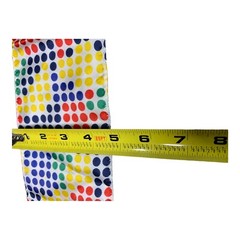 Vintage Neckerchief Scarf Retro MCM multicolored polka dotted fabric Head Wrap