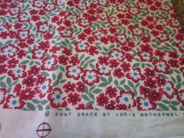 F7058, Early Aunt Grace design, 1/3 yard, 1930’s reproductions, very rare,