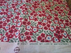 F7058, Early Aunt Grace design, 1/3 yard, 1930’s reproductions, very rare,