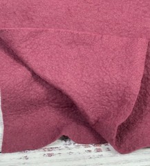 Vintage National Nonwovens Plum Purple Wool Blend Felt Felted Boil Homespun BTHY
