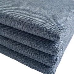 Versatile Faux Linen Upholstery Fabric – Grey Blue 57×36 Inch for Chairs & Sofas