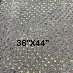 Fabric Bundle Small Dots Sequin Fabric Lot Turquoise Silver Blue Green Sewing