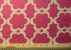 1/4 yard cotton fabric Westminster Fibers Tazra Tarika Large Floral pink white