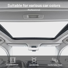 Gray Auto Headliner Fabric Mesh – Foam Backing – Tube 96″ L x 60″ W – Gray