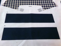 Lot of 3 Adult Vest Panels. Two Springtime, One Birdhouse Bungalow. A26-103