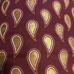 7 Yards Of EMMA & MILA – The Marsala Moment (Maroon/ Gold)