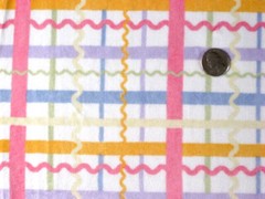 PASTEL PLAID MINKY CUDDLE SMOOTH SILKY PLUSH SEW QUILT CRAFT FABRIC BTY & PRECUT