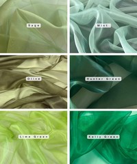 Sheer Organza Fabric by the Yard for Sewing Fashion Wedding Dress DIY Event