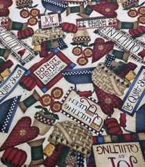 Vintage SSI Debbie Mumm Mumm’s The Word Joy Of Quilting Fabric ~42″ X 57″ 1.5yd+