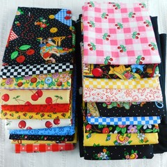 Mary Engelbreit Quilting Fabric Lot, Cotton Vintage 8.5 Yards 20 Pieces 2.13 lbs