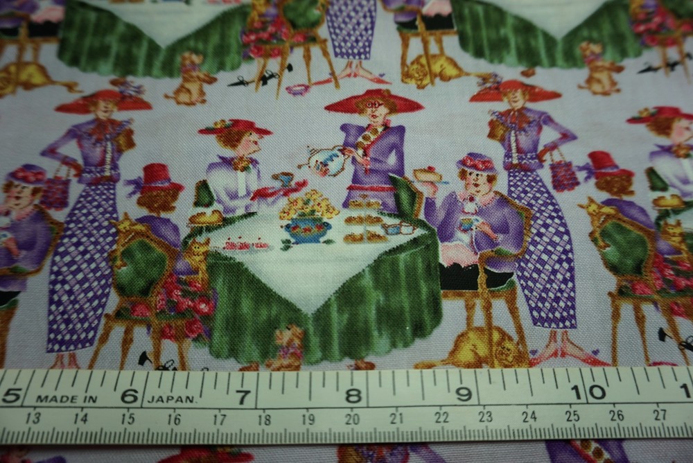 Quilting Fabric, (unique design)–Free Spirit, Sisterhood of Purple