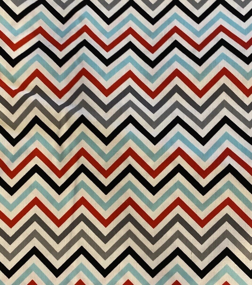 Robert Kaufman REMIX Ann Kelle Fabric Red Blue Black Gray Herringbone BTY 44” W