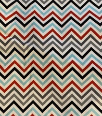 Robert Kaufman REMIX Ann Kelle Fabric Red Blue Black Gray Herringbone BTY 44” W