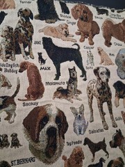 Dog Breed Tapestry Fabric 27×35
