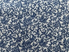 Cotton Fabric Tiny Blue Plant Classic Cottons 44”x 30” 282