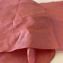 SILK PEACH PINK FABRIC 3 Yards x 21 Inches Wide or 108 Inches