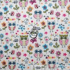 BonEful Fabric FQ Cotton Quilt Flannel White Pink Navy Blue Gray Stripe WHALE US
