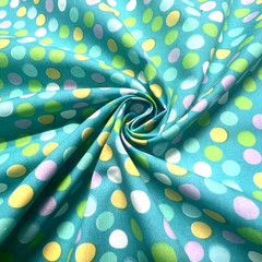 Quilt Fabric C/P Multicolor Dots 60″ Wide Apparel Lot of 5 yards for $15