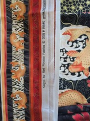 Vintage Cotton Quilt Fabric Red Rooster Fabrics Lot