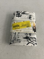 Harry Potter White and Black Print 100% Cotton Fabric One Yard 36in x 44in
